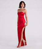 Deb Formal Satin Chain Strap Dress creates the perfect summer wedding guest dress or cocktail party dresss with stylish details in the latest trends for 2023!