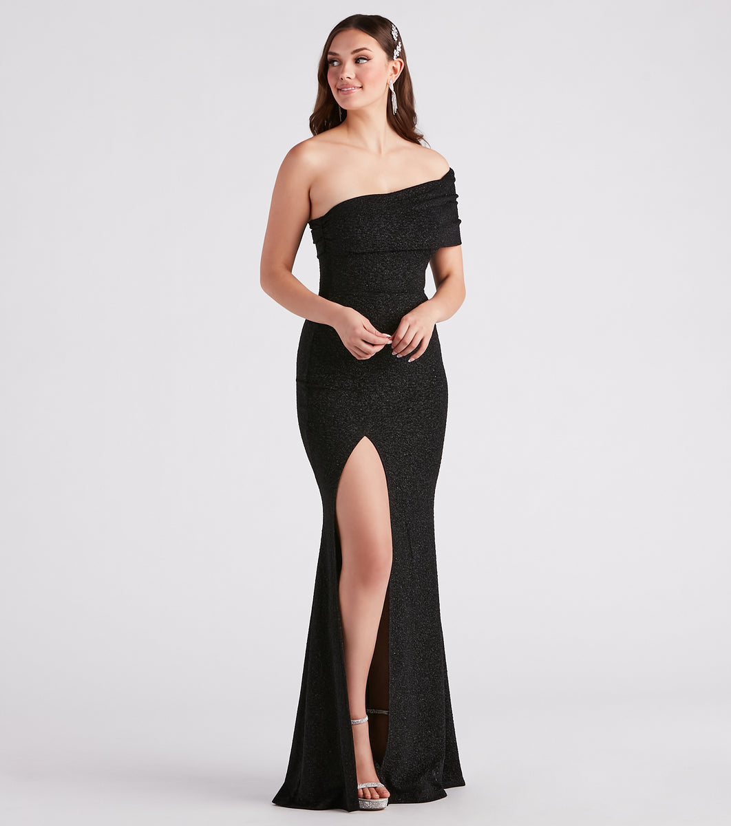 Victoria Off Shoulder Mesh Party Dress