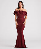 Halsey Formal Glitter Ruffled Mermaid Dress is a gorgeous pick as your 2024 prom dress or formal gown for wedding guests, spring bridesmaids, or army ball attire!