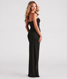 Trisha Formal Glitter Strapless Long Dress is the perfect prom dress pick with on-trend details to make the 2024 dance your most memorable event yet!