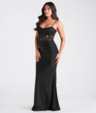 Yasmine Formal Lace Corset Mermaid Dress is a gorgeous pick as your 2024 prom dress or formal gown for wedding guests, spring bridesmaids, or army ball attire!