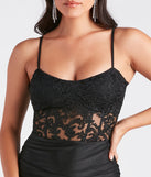 Yasmine Formal Lace Corset Mermaid Dress is the perfect prom dress pick with on-trend details to make the 2025 dance your most memorable event yet!