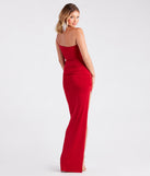 Madalyn One-Shoulder High Slit Formal Dress is a gorgeous pick as your summer formal dress for wedding guests, bridesmaids, or military birthday ball attire!