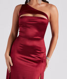 Skyla Formal Satin One Shoulder A-Line Dress creates the perfect summer wedding guest dress or cocktail party dresss with stylish details in the latest trends for 2023!