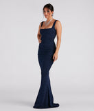 Daniella Formal Glitter Open Back Mermaid Dress is a stunning choice for a bridesmaid dress or maid of honor dress, and to feel beautiful at Prom 2024, spring or summer weddings, formals, & military balls!