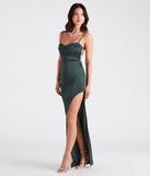 Nora Formal Cowl Neck Strappy Long Dress is a gorgeous pick as your 2024 prom dress or formal gown for wedding guests, spring bridesmaids, or army ball attire!