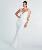 Harlie Formal Tulle Bow Sequin Mermaid Dress is the perfect prom dress pick with on-trend details to make the 2024 dance your most memorable event yet!