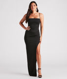 Alana Formal Crepe Corset Long Dress creates the perfect summer wedding guest dress or cocktail party dresss with stylish details in the latest trends for 2024!