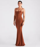 Kaitlyn Formal Square Neck Mermaid Long Dress