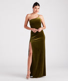 Maria Formal Velvet A-Line Long Dress is a gorgeous pick as your 2024 prom dress or formal gown for wedding guests, spring bridesmaids, or army ball attire!