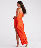 Celia Formal Cutout Long Dress creates the perfect summer wedding guest dress or cocktail party dresss with stylish details in the latest trends for 2023!