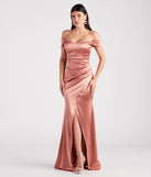 Valencia Formal Off-The-Shoulder Wrap Dress is a gorgeous pick as your summer formal dress for wedding guests, bridesmaids, or military birthday ball attire!