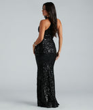 Sallie Formal Sequin Halter Mermaid Dress is a gorgeous pick as your 2024 prom dress or formal gown for wedding guests, spring bridesmaids, or army ball attire!