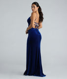 Susan Formal Velvet Lace-Up A-Line Dress is a gorgeous pick as your summer formal dress for wedding guests, bridesmaids, or military birthday ball attire!