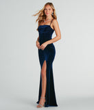 Dorothy Formal Velvet Mermaid Long Dress is a gorgeous pick as your 2024 prom dress or formal gown for wedding guests, spring bridesmaids, or army ball attire!