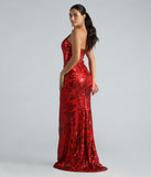Kris Formal Sequin One Shoulder Dress With Train is a gorgeous pick as your summer formal dress for wedding guests, bridesmaids, or military birthday ball attire!