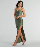 Karlie Sweetheart High Slit Long Formal Dress creates the perfect summer wedding guest dress or cocktail attire with chic styles in the latest trends for 2024!