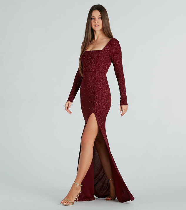 Windsor Glitter Formal Mermaid | Lace-Up Caris Dress