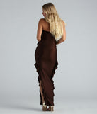 Shayna Formal Strapless Ruffled Long Dress is a gorgeous pick as your 2024 prom dress or formal gown for wedding guests, spring bridesmaids, or army ball attire!