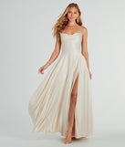Winslow Formal Satin Lace-Up Dress creates the perfect summer wedding guest dress or cocktail attire with chic styles in the latest trends for 2024!