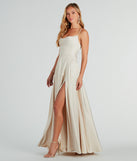 Winslow Formal Satin Lace-Up Dress creates the perfect summer wedding guest dress or cocktail attire with chic styles in the latest trends for 2024!