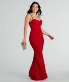You'll be the best dressed in the Deana Formal Mesh Corset Mermaid Long Dress as your summer formal dress with unique details from Windsor.