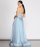 Dani Shimmer Halter Ball Gown creates the perfect summer wedding guest dress or cocktail party dresss with stylish details in the latest trends for 2023!
