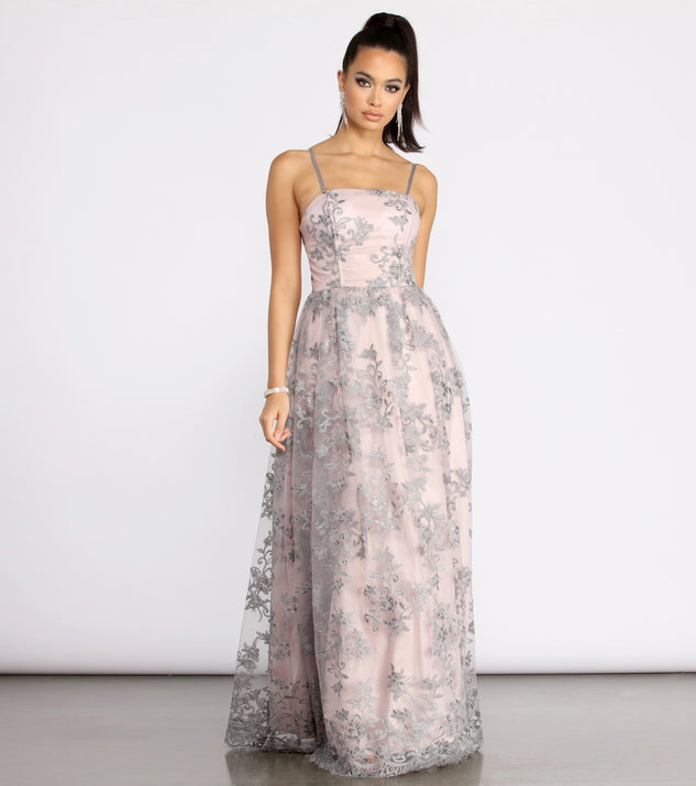 Sinclair Embroidered Strapless Ball Gown & Windsor