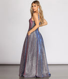 The Cora Glitter Ball Gown is a gorgeous pick as your 2023 prom dress or formal gown for wedding guest, spring bridesmaid, or army ball attire!