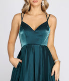 Lona Formal Cross Back Gown is a stunning choice for a bridesmaid dress or maid of honor dress, and to feel beautiful at Prom 2023, spring weddings, formals, & military balls!