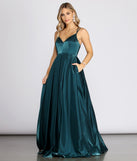 Lona Formal Cross Back Gown is a stunning choice for a bridesmaid dress or maid of honor dress, and to feel beautiful at Prom 2023, spring weddings, formals, & military balls!