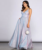 Jules Sleeveless Glitter Ball Gown creates the perfect summer wedding guest dress or cocktail party dresss with stylish details in the latest trends for 2023!