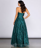 Rae Strapless Glitter Ball Gown is a gorgeous pick as your 2023 prom dress or formal gown for wedding guest, spring bridesmaid, or army ball attire!
