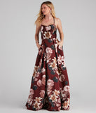 The Hayde Formal Floral Lace Up Ball Gown is a gorgeous pick as your 2023 prom dress or formal gown for wedding guest, spring bridesmaid, or army ball attire!