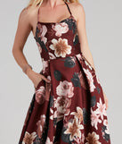 The Hayde Formal Floral Lace Up Ball Gown is a gorgeous pick as your 2023 prom dress or formal gown for wedding guest, spring bridesmaid, or army ball attire!