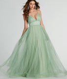 Vanessa V-Neck Tulle Gown is the perfect prom dress pick with on-trend details to make the 2024 dance your most memorable event yet!