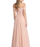 The Juliet Off The Shoulder Tulle Dress is a gorgeous pick as your 2023 prom dress or formal gown for wedding guest, spring bridesmaid, or army ball attire!