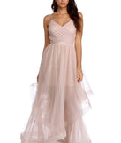 Mckenna Tulle Dress is a gorgeous pick as your 2023 prom dress or formal gown for wedding guest, spring bridesmaid, or army ball attire!