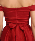 Lucia Off The Shoulder Taffeta Ballgown