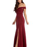 The Christine Off The Shoulder Ball Gown is a gorgeous pick as your 2023 prom dress or formal gown for wedding guest, spring bridesmaid, or army ball attire!