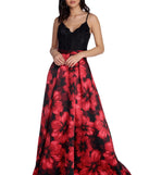 Marjorie Charming Florals Ball Gown is a gorgeous pick as your 2023 prom dress or formal gown for wedding guest, spring bridesmaid, or army ball attire!