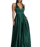 The Elle Formal Satin Ball Gown is a gorgeous pick as your 2023 prom dress or formal gown for wedding guest, spring bridesmaid, or army ball attire!