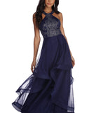 The Alexandra Formal Tulle Dress is a gorgeous pick as your 2023 prom dress or formal gown for wedding guest, spring bridesmaid, or army ball attire!