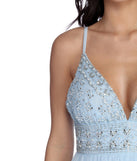 The Bridget Formal Beaded Tulle Dress is a gorgeous pick as your 2023 prom dress or formal gown for wedding guest, spring bridesmaid, or army ball attire!