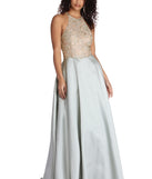 The Emmy Formal Beaded Ball Gown is a gorgeous pick as your 2023 prom dress or formal gown for wedding guest, spring bridesmaid, or army ball attire!