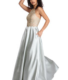 The Emmy Formal Beaded Ball Gown is a gorgeous pick as your 2023 prom dress or formal gown for wedding guest, spring bridesmaid, or army ball attire!