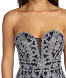The Julie Strapless Sweetheart Ball Gown is a gorgeous pick as your 2023 prom dress or formal gown for wedding guest, spring bridesmaid, or army ball attire!
