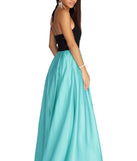 The Caitlyn Formal Halter Ball Gown is a gorgeous pick as your 2023 prom dress or formal gown for wedding guest, spring bridesmaid, or army ball attire!