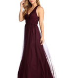 The Alessia Floral Applique Ball Gown is a gorgeous pick as your 2023 prom dress or formal gown for wedding guest, spring bridesmaid, or army ball attire!