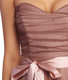 Penny Ombre Glitter Tendril Ball Gown is a gorgeous pick as your 2023 prom dress or formal gown for wedding guest, spring bridesmaid, or army ball attire!